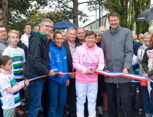 Belle inauguration de la nouvelle piste d’athlétisme