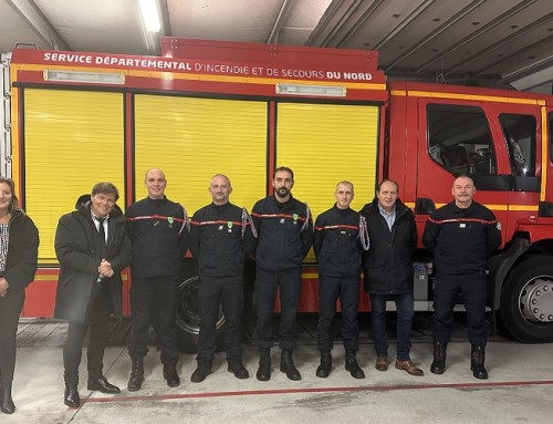 Remise des médailles par l’amicale départementale aux pompiers volontaires