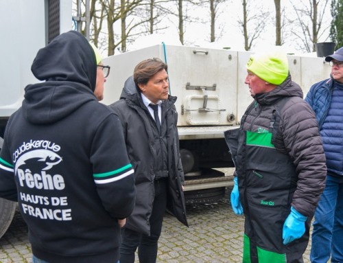 Rempoissonnement du parc par la ville et nos pêcheurs de Coudekerque-pêche